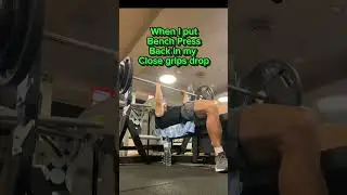 92.5kg failed on the 5th rep after heavy Bench Press