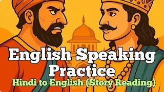English Speaking and Reading Practice with Hindi Translation | Story Translation English to Hindi