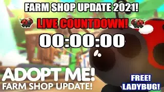 🔴LIVE ADOPT ME FARM SHOP UPDATE COUNTDOWN! OFFICIAL COUNTDOWN-ROBLOX ADOPT ME