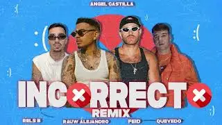 Rauw Alejandro, Feid - INCORRECTO (Por que, que que, que) Quevedo, Rels B (REMIX IA) (VIDEO LYRIC)
