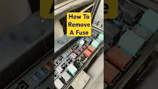 How To Remove A Fuse. #carparts #car #automobile #mechanic