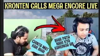Mega encore got emotional on megastars disbanded🥺😭 feat:- Kronten.