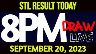 Stl Result Today 8pm draw September 20, 2023 Wednesday Mindanao Area