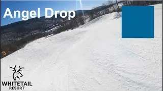 Skiing Angel Drop at Whitetail Mountain (Feb 2nd, 2026)