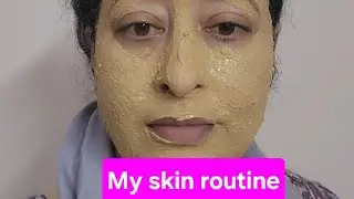 Today's skin routine,just make my DIY face pack