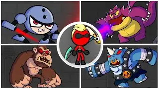 Stick Adventure Fight All Bosses (IOS, Android) - New Upgrade Boss