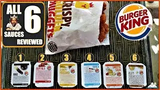 I review EVERY Burger King&reg; Sauce! 🍔👑