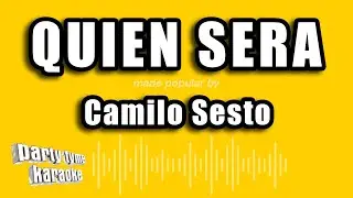 Camilo Sesto - Quien Sera (Versión Karaoke)