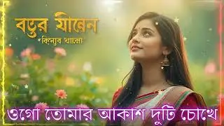 ওগো তোমার আকাশ দুটি চোখে  Ogo Tomar Akash Duti Chokhe| Bengali Lofi Song | Relaxing Lo-FiSong #music