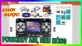 Mở hộp máy chơi game Powkiddy A66 | Máy game siêu mỏng, siêu nhẹ, chơi được Ps1, Gba, Snes, nes...