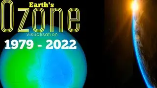 Earth's OZONE Visualised 1979-2022 January to December