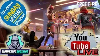 Sunday Special Giveaway Tournament Tomorrow | Terminator Brothers Live Stream | Subscribe Us