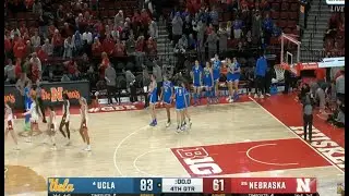 #3 UCLA women's basketball gets another win over #24 Nebraska 83-61