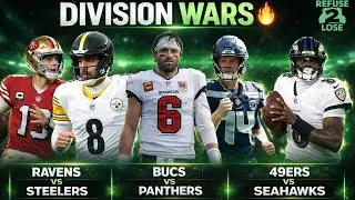 DIVISION WARS 🔥 Ravens vs Steelers | NFC #1 Seed & NFC South on the Line