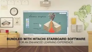 Hitachi Ultra Short Throw Interactive Projector CP TW2503 and CP TW3003