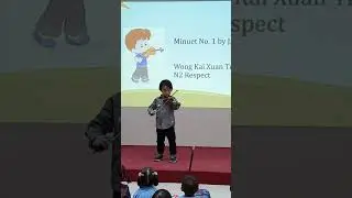 4 years old Travis Wong 1st violin teacher's day performance encore - 5 Sep 2019