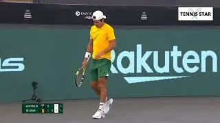 Davis Cup 2022. Australia vs Belgium.