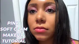 Pink Glitter Soft Glam Makeup Tutorial | SLAY WITH KEES WAY  #메이크업 #grwm #makeuptutorial #softglam