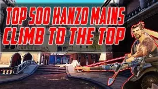 TOP 500 HANZO MONTAGE ( OVERWATCH CONSOLE WRAXU HIGHLIGHTS)