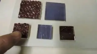 experiment fusing Optimum glass 001 using coe 90 and 96