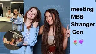 STRANGER CON , MEETING MILLIE BOBBY BROWN ,JOE KEERY #strangercon #sfmle#milliebobbybrown #joekeery