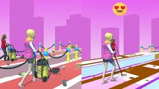 Clean Race 🧹🚿🧤 All levels gameplay trailer Android ios #shorts