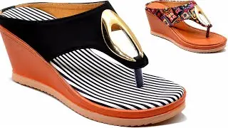 LATEST 2020 WEDGES HEEL  SHOES,CHAPPAL,SANDALS  COLLECTION DESIGNS IMAGES FOR GIRLS,LADIES, WOMENS