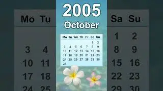 October 2005 Calendar