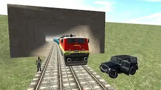 Our first ride by train ll Indian bike driving 3D ll #indianbikedriving3d #gameplay #trending