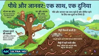 Plant and Animals Hidden Life I Our Wonder World I Class 3 I Kids Learning I 4K UHD