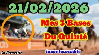 Pronostics PMU Mes 3 bases incontournable SAMEDI 21 F&Eacute;VRIER 2026 &Agrave; CAGNES-SUR-MER