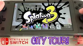 Splatoon 3 Amazing HUB! walkthrough! Nintendo Switch Lite gameplay 4k60