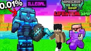 Why I Abused The ILEGAL Armour in this Minecraft pe 🔥😲 smp,,,,,,🦅