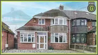 Falstone Road, Boldmere, B73 6PJ - Virtual Tour