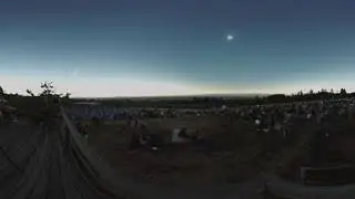 Solar Eclipse in 3D 360 by Eric Cheng / Amity, Oregon, Aug 21, 2017