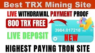 Latest Cloud Mining Software in 2022 | Best TRX application | make money online