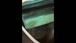 resealed 110 glass aquarium just to see the glass burst and crack