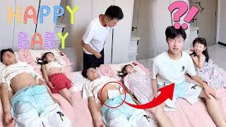 I tried my dad's reaction and found that my daughter is still the most beloved one.😅#funny #cutebaby