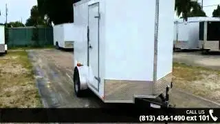EXTRA HEIGHT New 7x10 Enclosed Trailer with Ramp and 3 in...