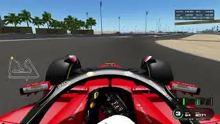 Beating Charles Leclerc's fastest race lap at the Bahrain 2022 Grand Prix in AC