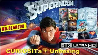 Superman I - IV 1978 - 1987 4K Ultra HD Steelbook Collection + Curiosità e Unboxing