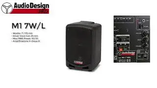 AudioDesign - M1 7W/L Diffusore portatile a batteria
