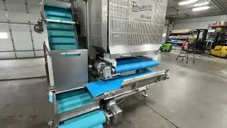 2013 Pizzamatic Waterfall Topping Applicator with Return Conveyors