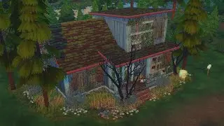 Sims 4 | Abandoned house in Moonwood Mill | No CC | Stop Motion speed build