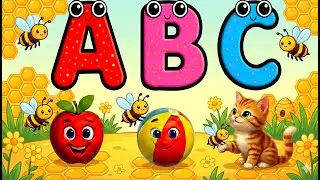 ABC Song Honey Bee Fun |&nbsp;ABC Phonics Song | A for Apple 🍎 B for Ball | Alphabet Learning A to Z