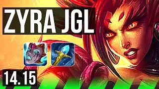 ZYRA vs BRAND (JGL) | 3/1/10, Rank 7 Zyra | EUW Challenger | 14.15