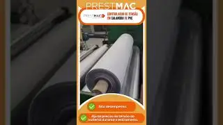Sistema Prest-Mac no Bobinamento Tangencial em Calandra de PVC.