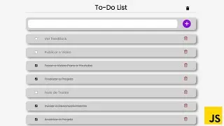 To Do List Responsivo com JavaScript (Lista de tarefas)