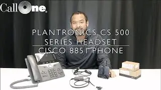 Как подключить Plantronics CS 500 к Cisco 8851