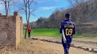 cricket with Luqman n Ahtisham
